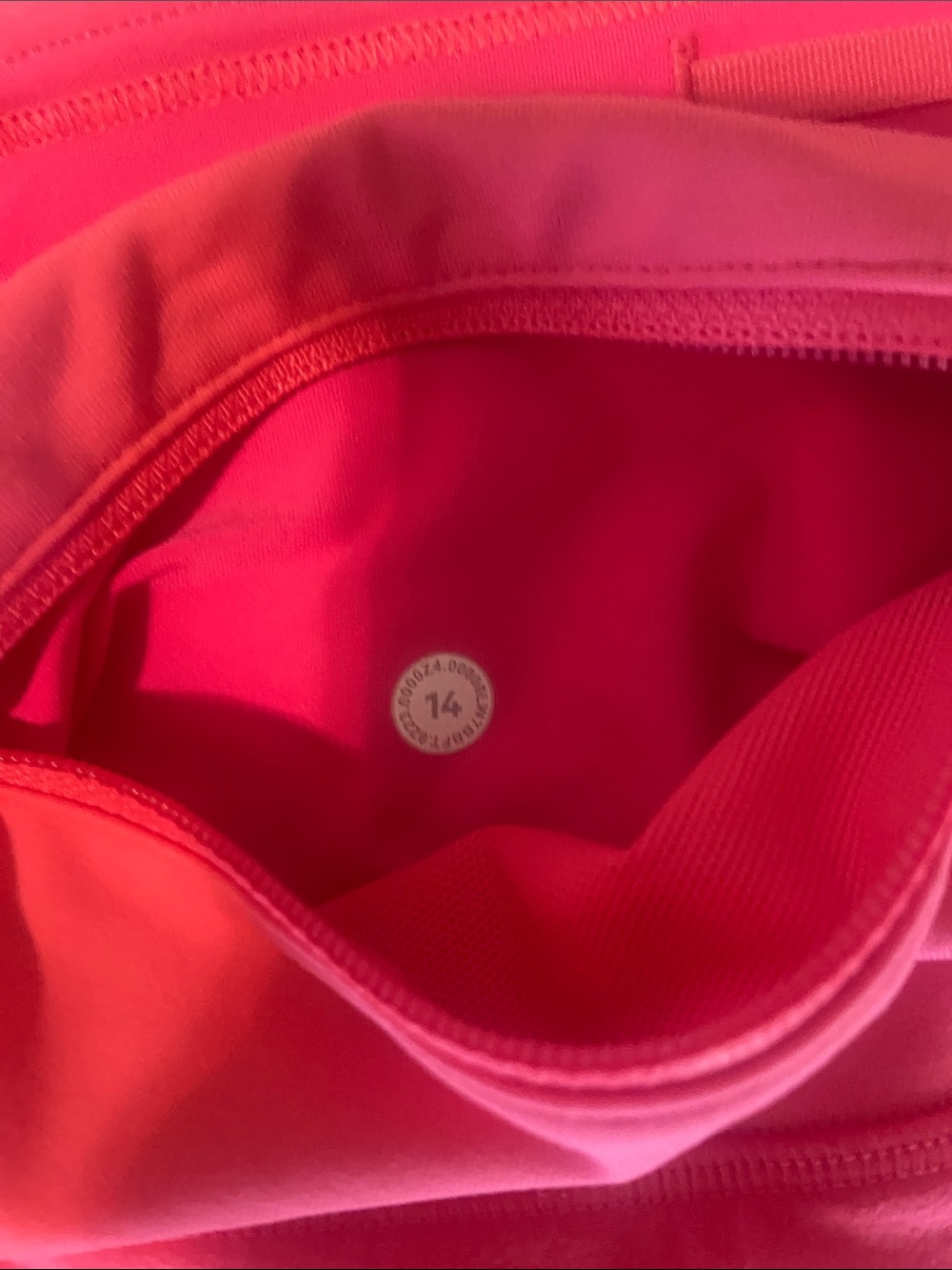 Lululemon size 14 speed up shorts pink - Picture 7 of 9